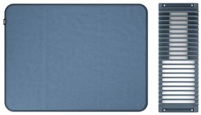 Niebieska tekstylna podkładka do naczyń 61x46 cm Udry – Umbra