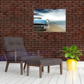 Obraz - Kabriolet w stylu vintage (70x50 cm)