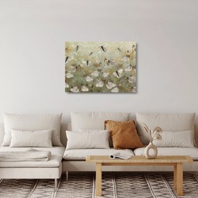 Obraz na szkle - Vintage motyle (70x50 cm)