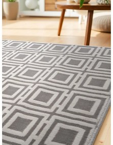 Szaro-kremowy chodnik 80x240 cm Perles Howlite – Elle Decoration
