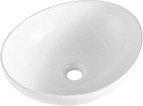 Umywalka Łazienkowa SucceBuy, 41 x 34 cm, Nowoczesna Biała, do Łazienki, Hotelu, Toalety, Kampera