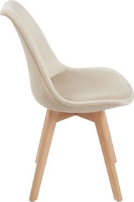 Zestaw 4 Krzese Synk Aksamitne