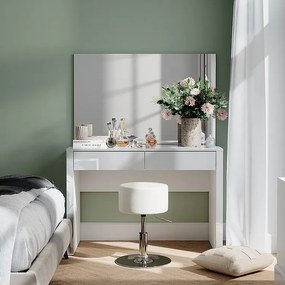 Toaletka biały wysoki połysk/biały 110x50x75.5 annabelle