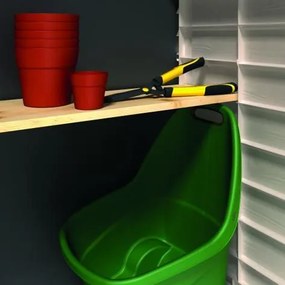 Skrzyń ogrodowa STORE 120 x 146 x 82 cm - beżowy / brązowy