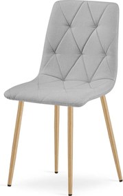 Jasnoszare krzesło do jadalni LIBRA