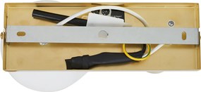 Nowoczesna lampa sufitowa mosiężna 2-punktowa z możliwością przechylania - Lesly