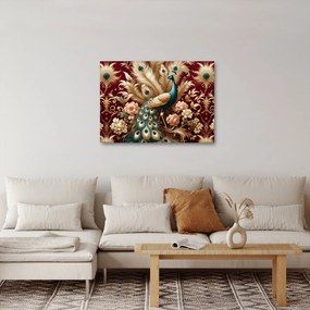 Obraz – Elegancki paw (70x50 cm)