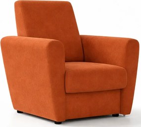 Rudy fotel skandynawski do salonu F8-S92