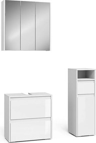 Zestaw mebli łazienkowych biały 60x30x62 majest