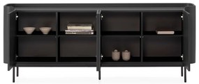 Czarna komoda 200x80x40 cm Willa – MOME