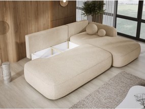 Narożnik BLOOM z funkcją spania układ L Prawy Tkanina NOWORNEVER 06