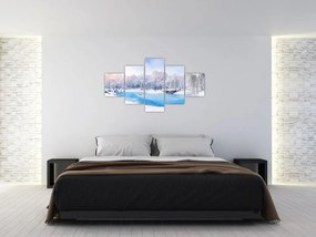 Obraz - Lodowe jezioro (125x70 cm)