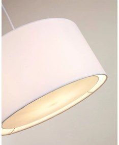 Biały abażur ø 50 cm Santana – Kave Home