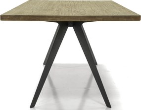 Drewniany stół do jadalni w stylu industrialnym Massa D05 200 cm