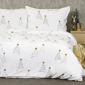 4Home Pościel mikroflanela Christmas tree, 140x 200 cm, 70 x 90 cm, 140 x 200 cm, 70 x 90 cm