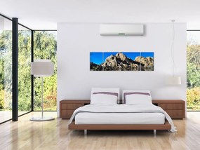 Obraz odbicia skał (170x50 cm)