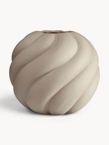 Ręcznie malowany wazon z ceramiki Twist Ball, W 20 cm