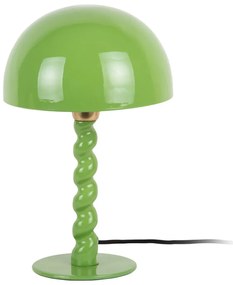 Zielona lampa stołowa z metalowym kloszem (wysokość 39 cm) Prisa – Leitmotiv