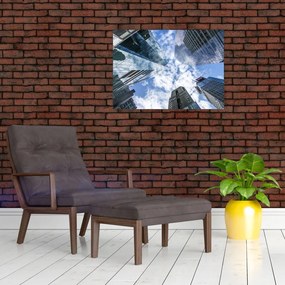 Obraz na szkle drapaczy chmur (70x50 cm)