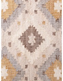 Kremowy dywan z juty tkany ręcznie 80x150 cm Roya Imani – Elle Decoration