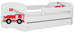 Łóżko dziecięce BABY DREAMS 180x80 straż pożarna KOCOT KIDS