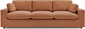 Pomarańczowa sofa 250 cm Belair – Bobochic Paris