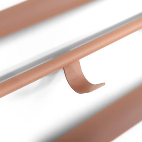 Łososiowy metalowy wieszak ścienny z półką Rex – Spinder Design