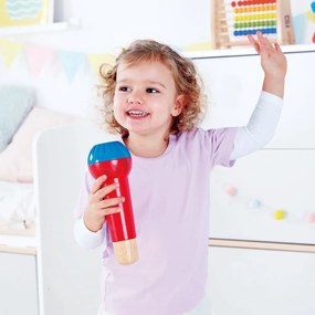 Hape Mikrofon dziecięcy Mighty Echo, 21,8 x 8 cm