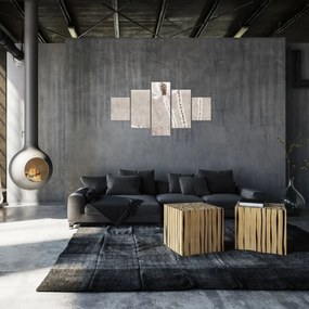 Obraz - Oset w zimie (125x70 cm)