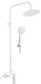 RAV Slezák NL182.5/7BMAT - zestaw prysznicowy z baterią NIL, biały mat