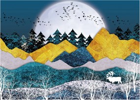 Obraz - Krajobraz polarny (70x50 cm)