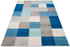 Skandynawski dziecięcy dywan w kwadraty R1-A46