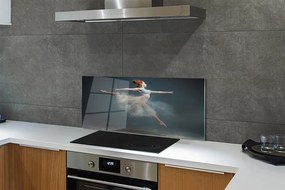 Panel szklany do Kuchni Ekspresja Tańca w Dymie