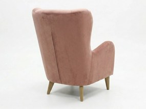 Elegancki fotel Roland z profilowanym siedziskiem i oparciem