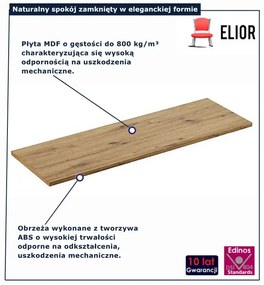 Blat w kolorze dąb artisan M6-W54