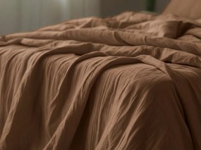 PrzytulneMieszkanie.pl PrzytulneMieszkanie.pl Muślinowa pościel MUSSARI jasnobrązowa Rozmiar pościeli: 70 x 90 cm | 140 x 200 cm