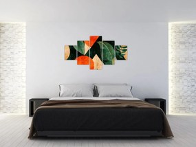 Obraz - Geometryczne motywy naturalne II. (125x70 cm)