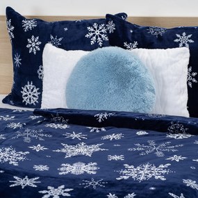 4Home Pościel mikroflanela Midnight Snowfall, 140 x 220 cm, 70 x 90 cm