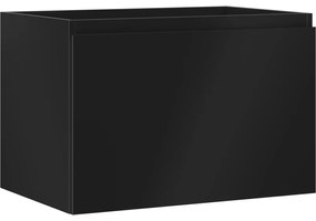 Mexen Orio szafka łazienkowa podumywalkowa 70 cm, 1 szuflada, czarna mat - 91A10-07047-1-BF71