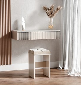 Kaszmirowy taboret welurowym siedziskiem  R2-R13