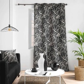Czarno-biała zasłona 140x260 cm Cabana – douceur d'intérieur