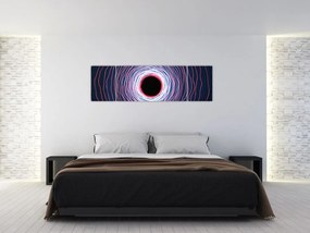 Obraz abstrakcji koła (170x50 cm)