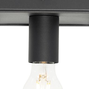 Minimalistyczna lampa sufitowa czarna - Kodi Nowoczesny Oswietlenie wewnetrzne