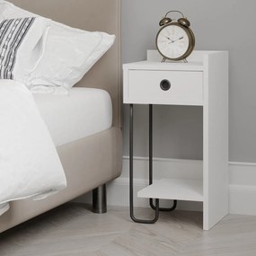 Stolik nocny Sirius Right White
