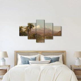 Obraz - Frederic Edwin Church, Tamaca Palms, reprodukcje (125x70 cm)