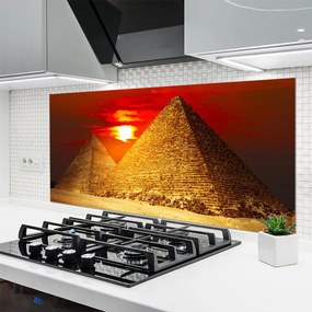 Panel Szklany do Kuchni Majestatyczne Piramidy W Gizie