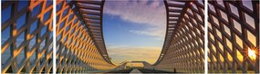 Obraz nowoczesnej architektury mostowej (170x50 cm)