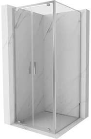 Mexen Exo kabina prysznicowa uchylna 110 x 110 cm, transparent, chrom - 8182-110-110-01-00