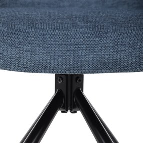 Zestaw krzeseł obiadowych z mechanizmem powrotnymDCH-Y1143 BLUE2, 2 szt.