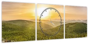 Obraz panoramiczny (z zegarem) (90x30 cm)